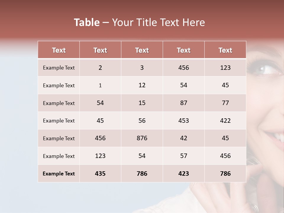 Beautiful Winter Woman PowerPoint Template