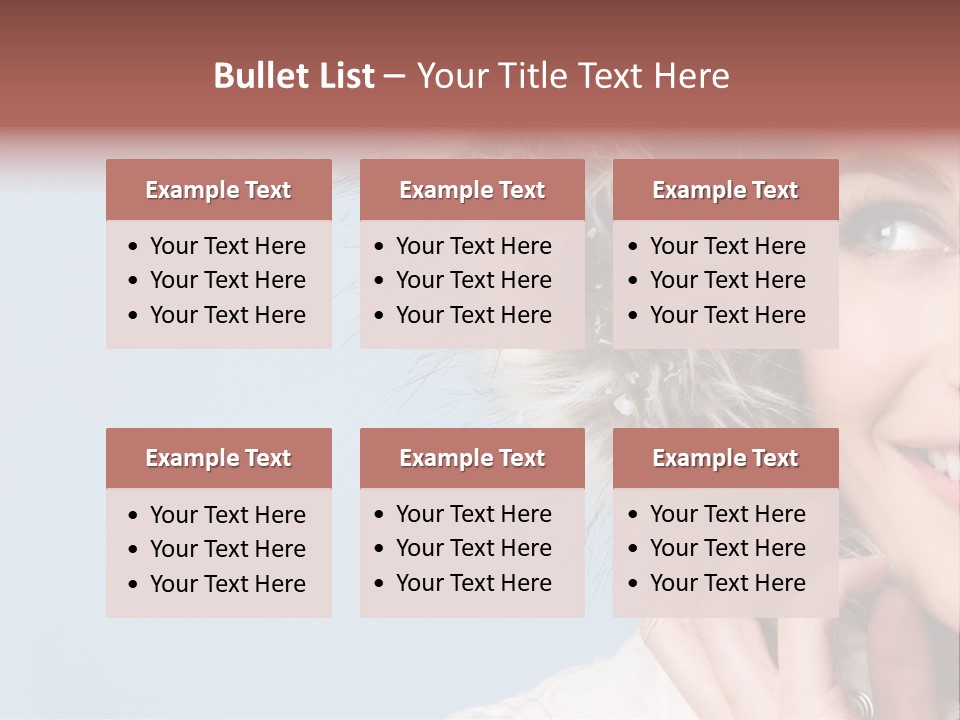 Beautiful Winter Woman PowerPoint Template