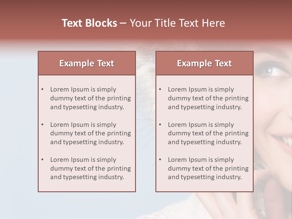 Beautiful Winter Woman PowerPoint Template