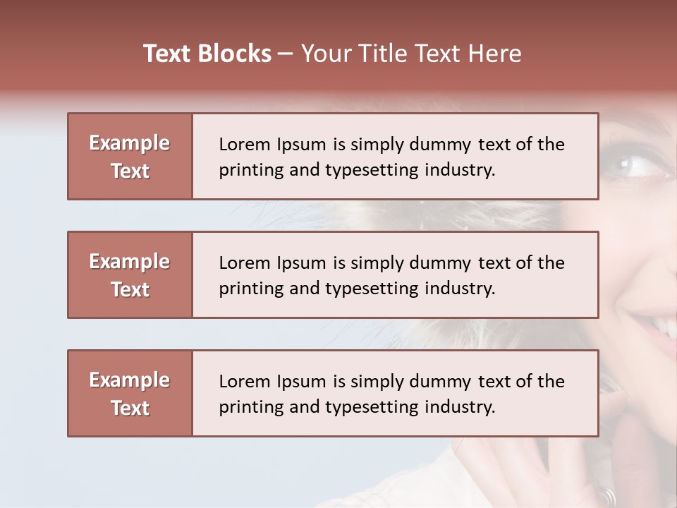 Beautiful Winter Woman PowerPoint Template