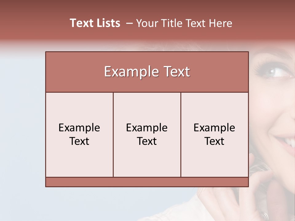 Beautiful Winter Woman PowerPoint Template