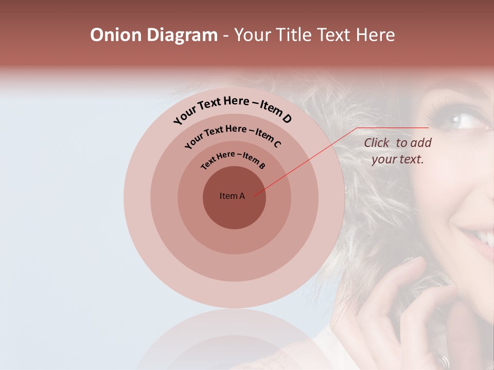 Beautiful Winter Woman PowerPoint Template