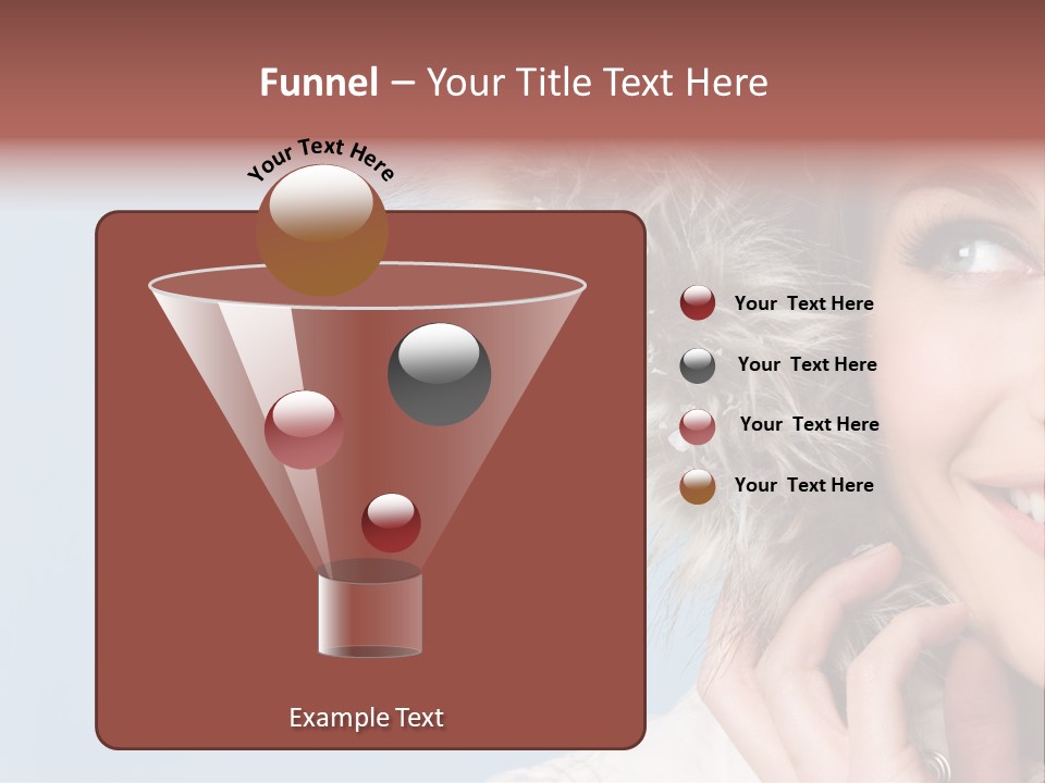 Beautiful Winter Woman PowerPoint Template