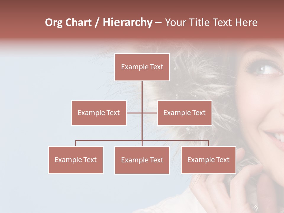 Beautiful Winter Woman PowerPoint Template