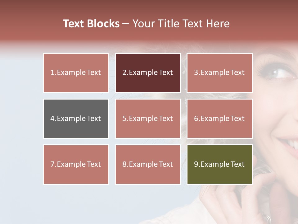 Beautiful Winter Woman PowerPoint Template