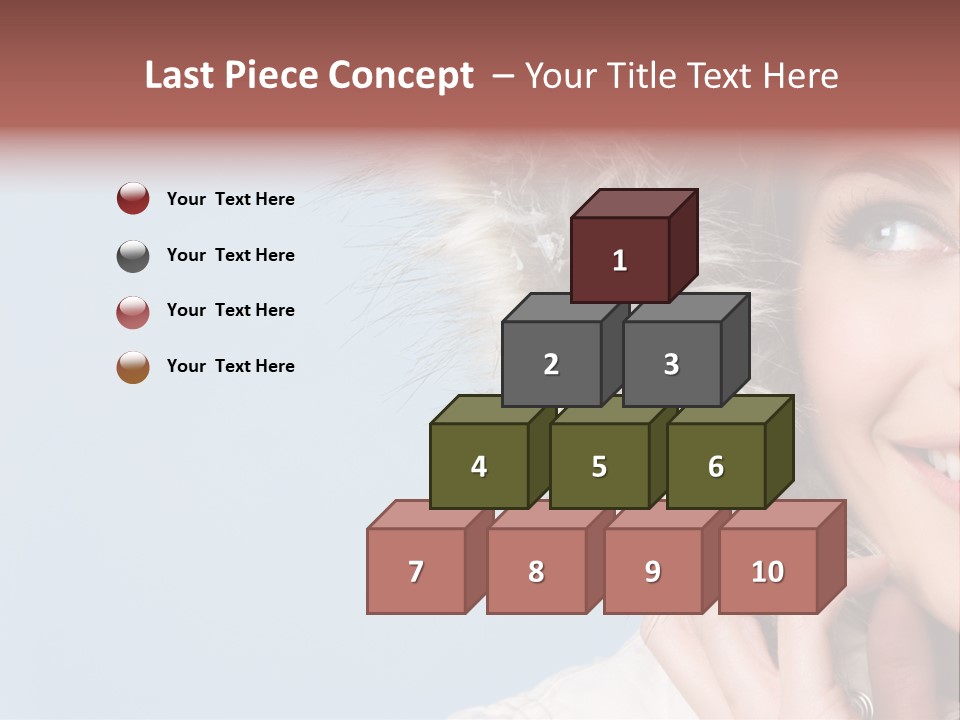 Beautiful Winter Woman PowerPoint Template