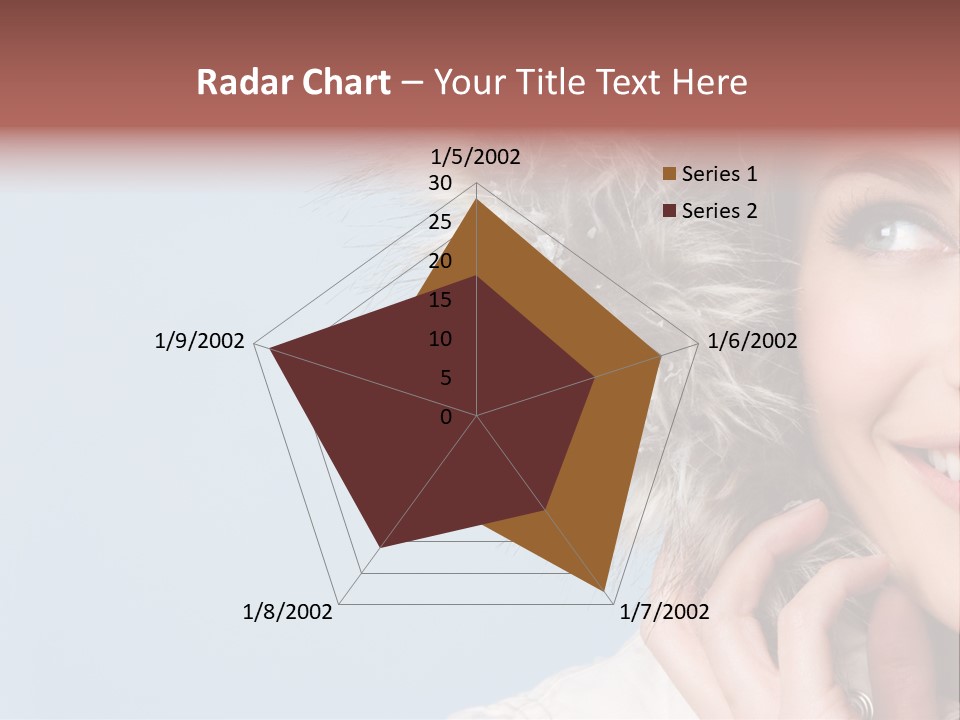 Beautiful Winter Woman PowerPoint Template