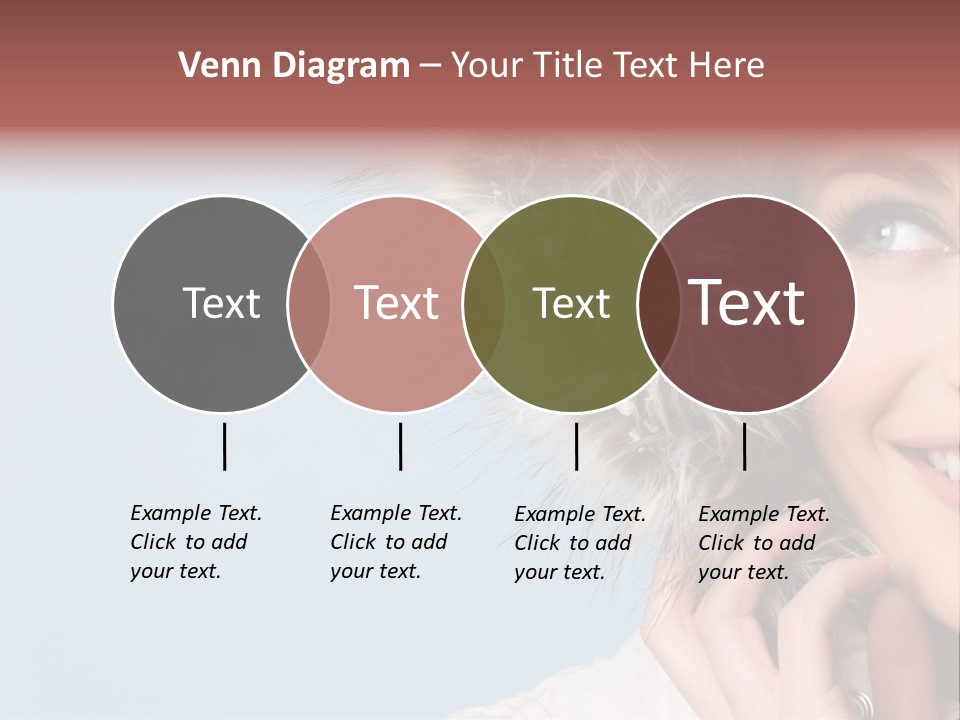 Beautiful Winter Woman PowerPoint Template