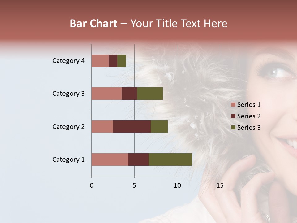 Beautiful Winter Woman PowerPoint Template