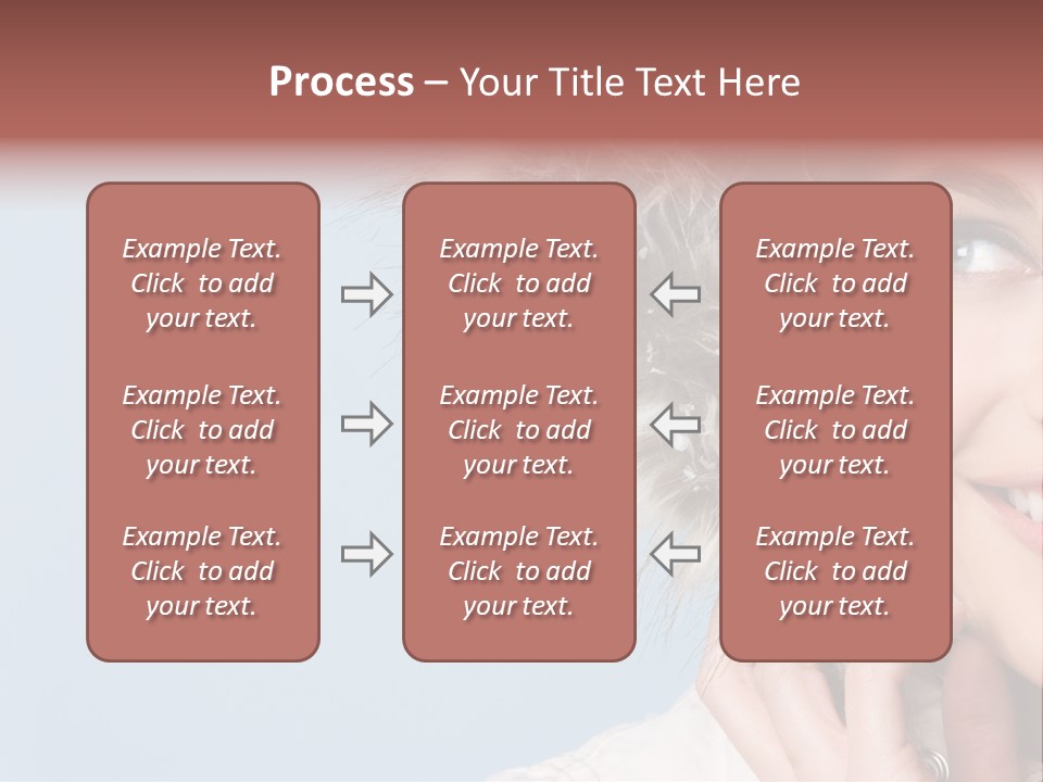 Beautiful Winter Woman PowerPoint Template