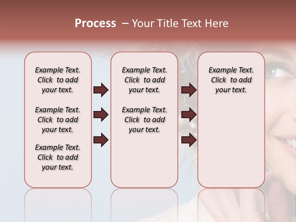 Beautiful Winter Woman PowerPoint Template