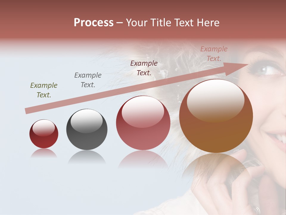 Beautiful Winter Woman PowerPoint Template