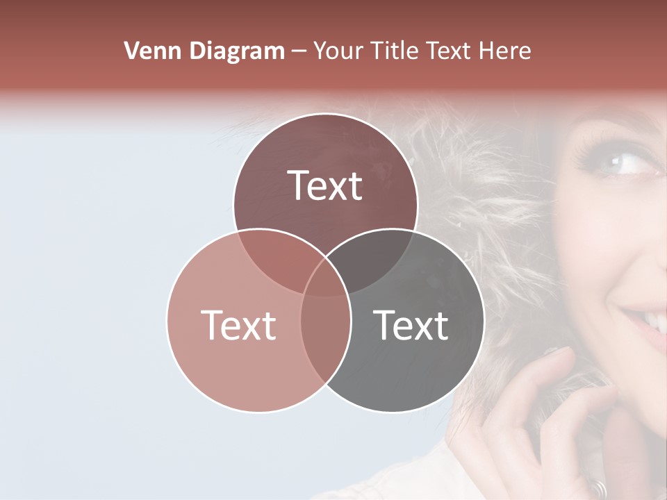 Beautiful Winter Woman PowerPoint Template