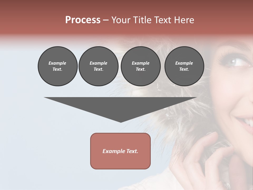 Beautiful Winter Woman PowerPoint Template