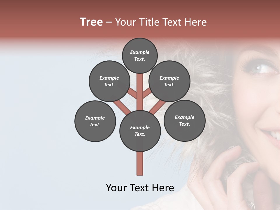 Beautiful Winter Woman PowerPoint Template