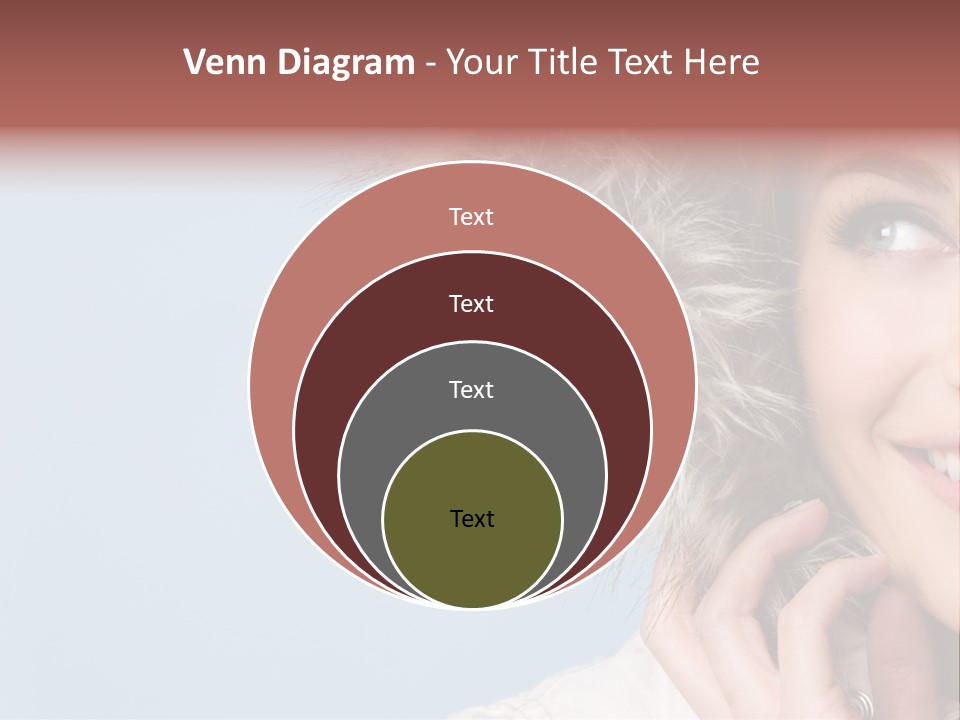 Beautiful Winter Woman PowerPoint Template