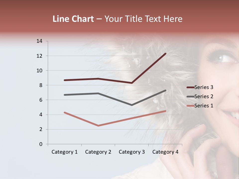 Beautiful Winter Woman PowerPoint Template