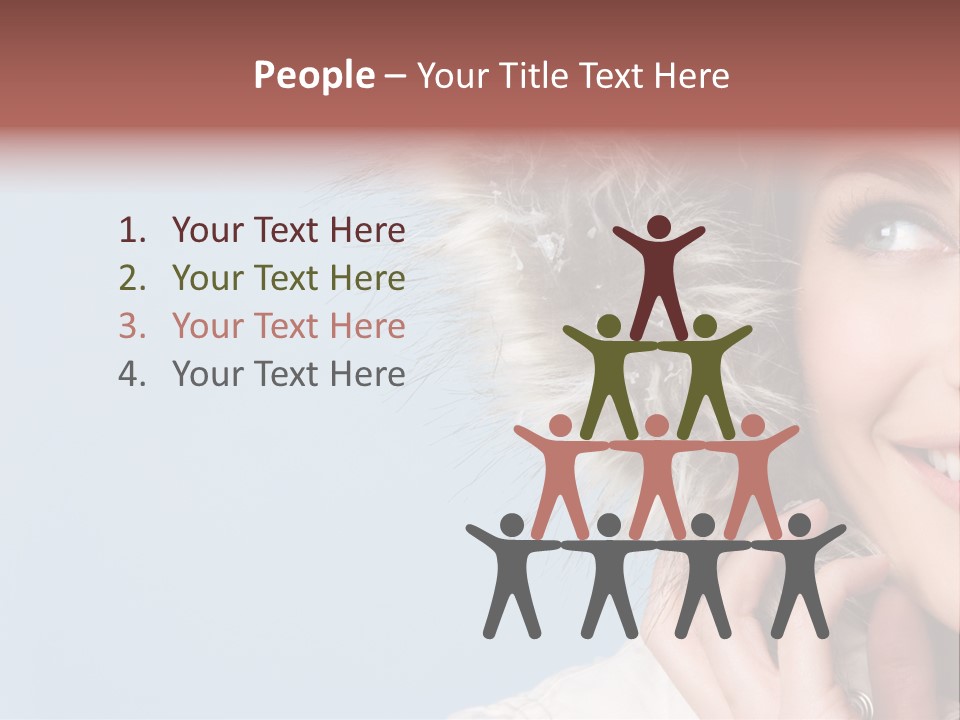 Beautiful Winter Woman PowerPoint Template