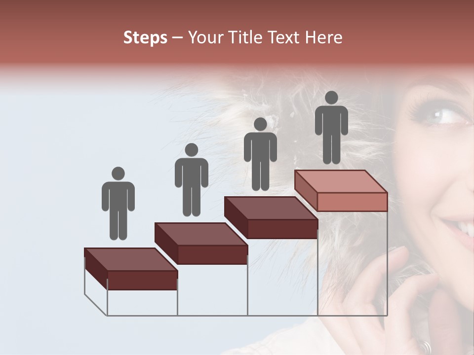 Beautiful Winter Woman PowerPoint Template