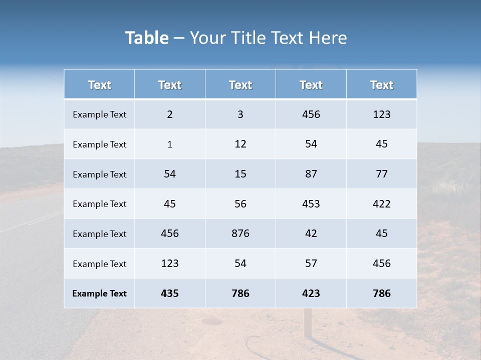 Warning Bandicoot Road Sign Standing Beside A Road In Western Australia. In Background Electric Generating Windmills. Australia PowerPoint Template