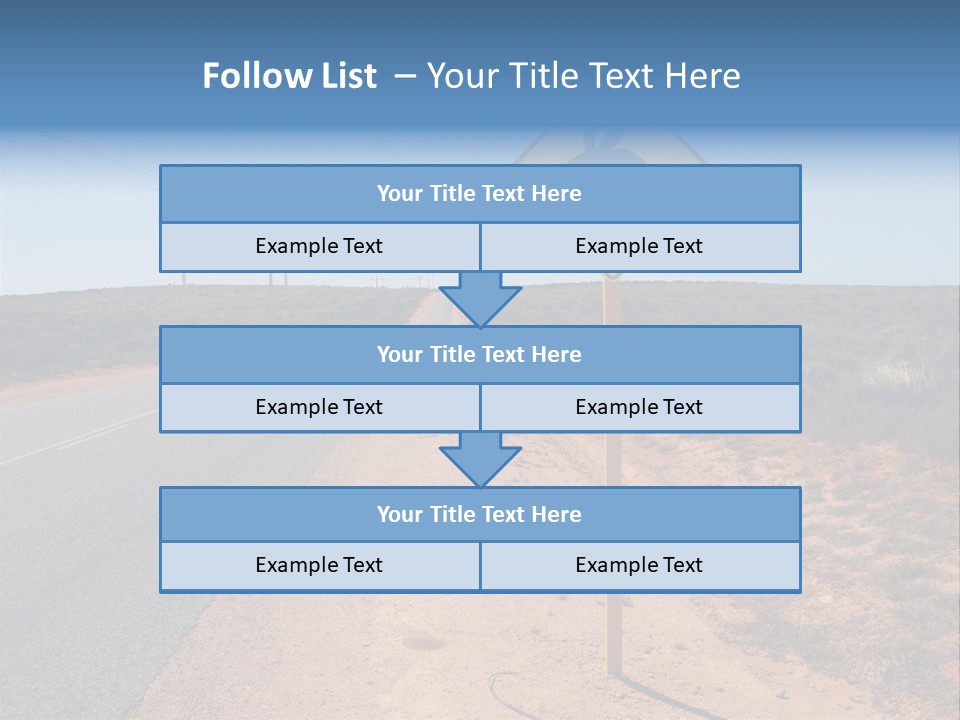 Warning Bandicoot Road Sign Standing Beside A Road In Western Australia. In Background Electric Generating Windmills. Australia PowerPoint Template