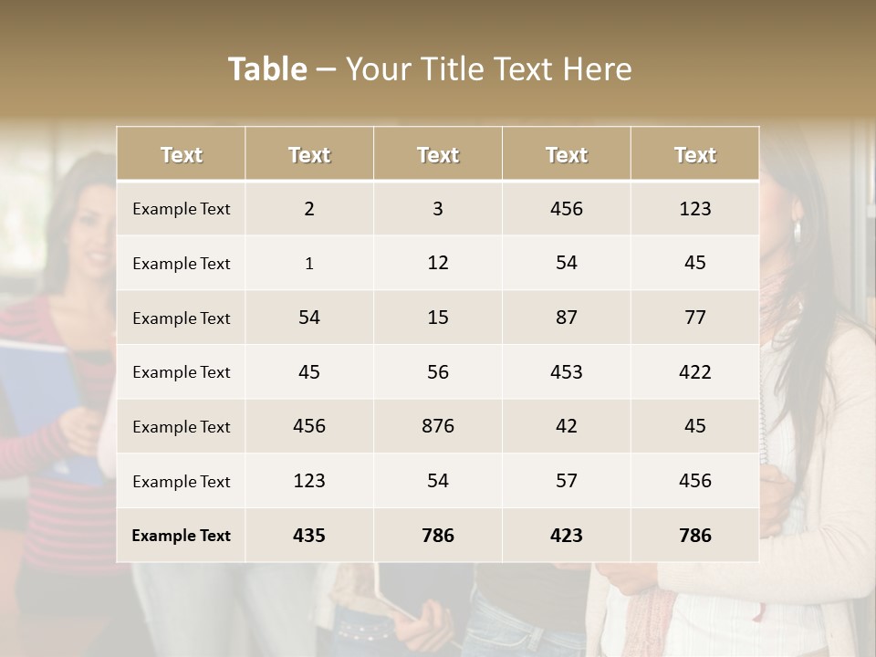 Group Of Students At A Library Smiling And Holding Some Notebooks PowerPoint Template