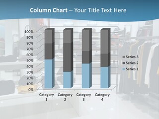 Interior Of Shopping Mall PowerPoint Template