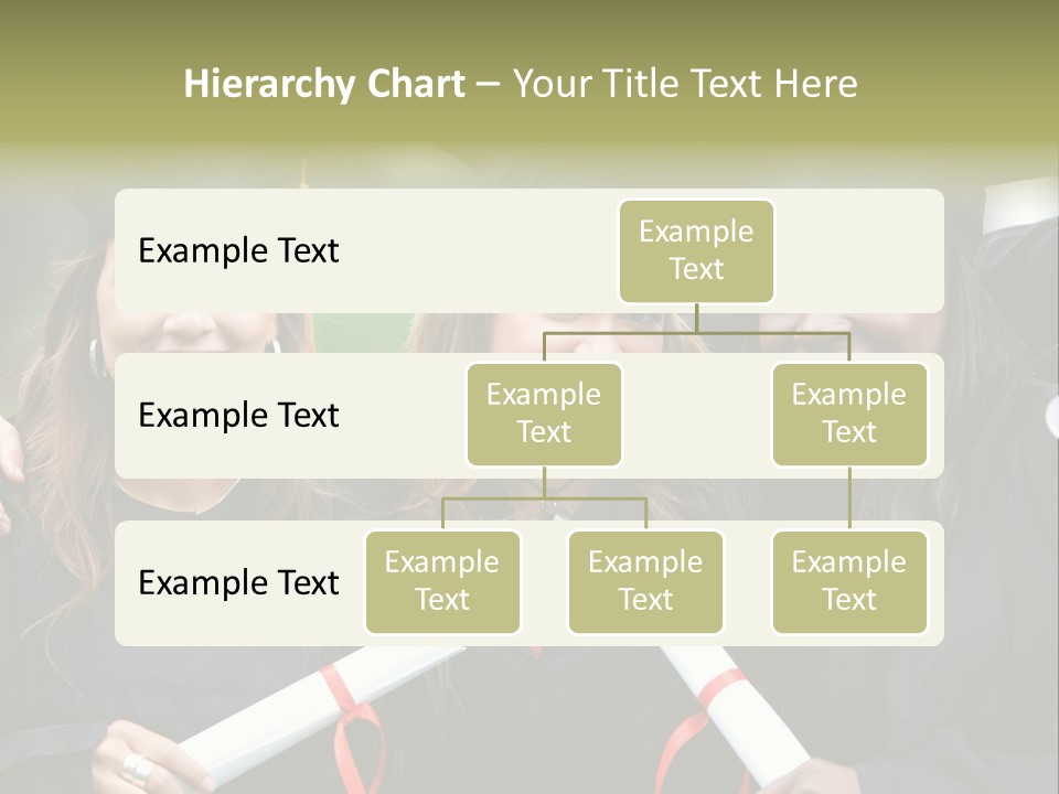 Group Of Graduation Girls Looking Very Happy PowerPoint Template
