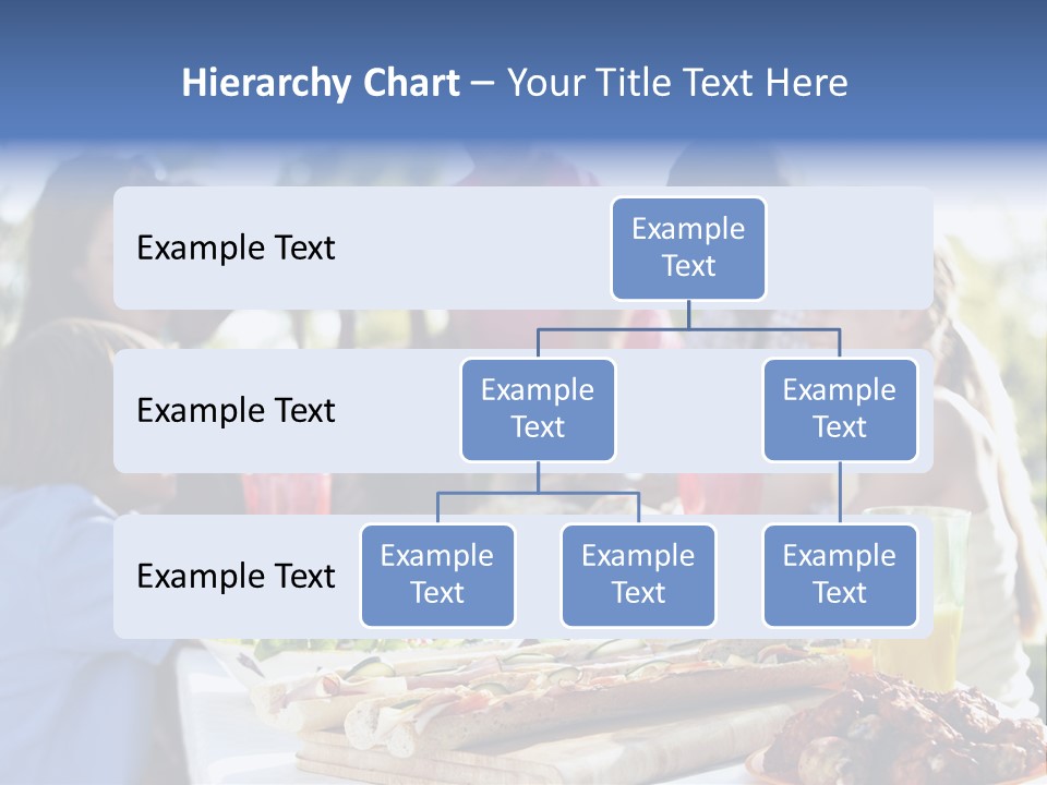 Family Dining Al Fresco PowerPoint Template