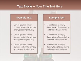 Funny Little Girl In Big Mountain Ski Boots And Short White Dress Stands On White Background PowerPoint Template