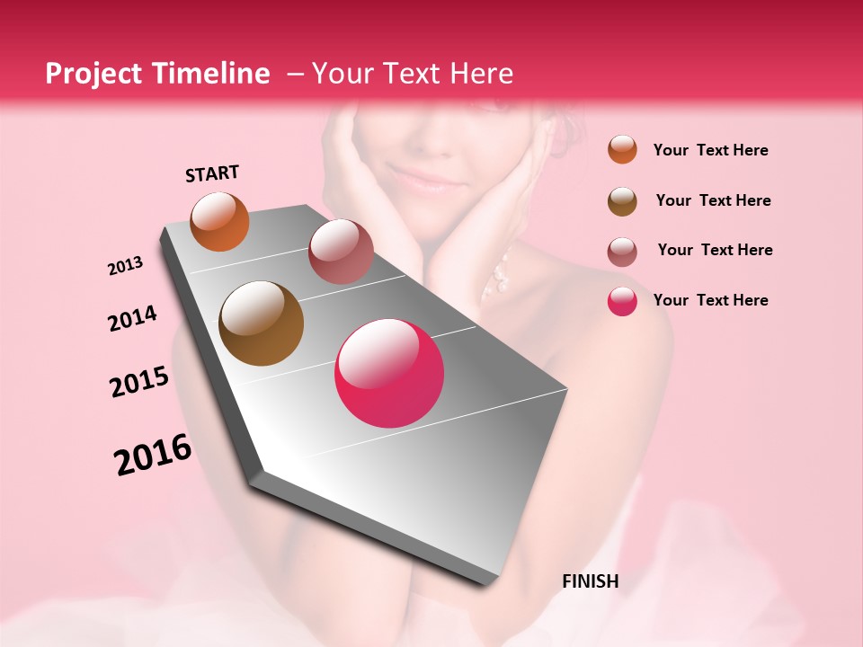 Beautiful Bride PowerPoint Template