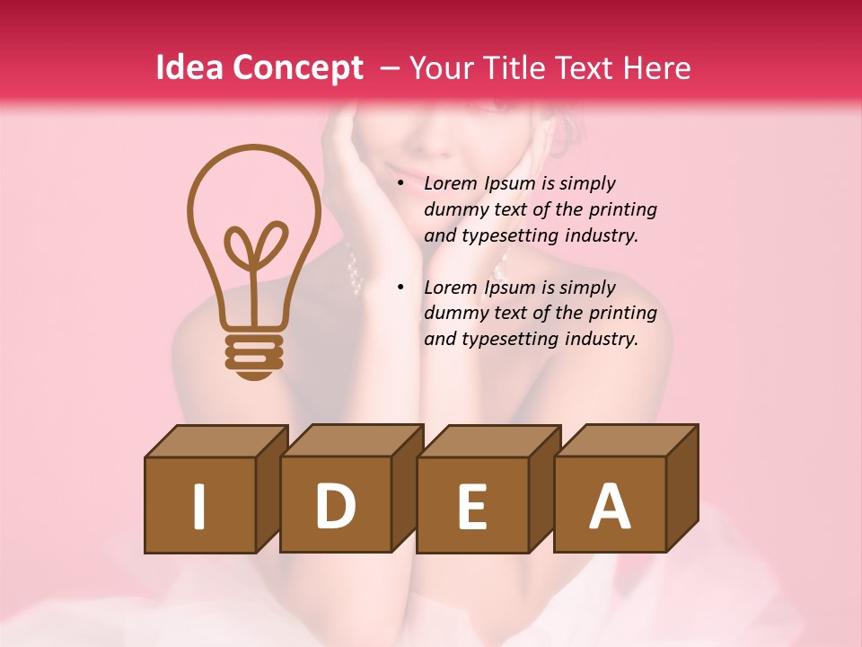 Beautiful Bride PowerPoint Template