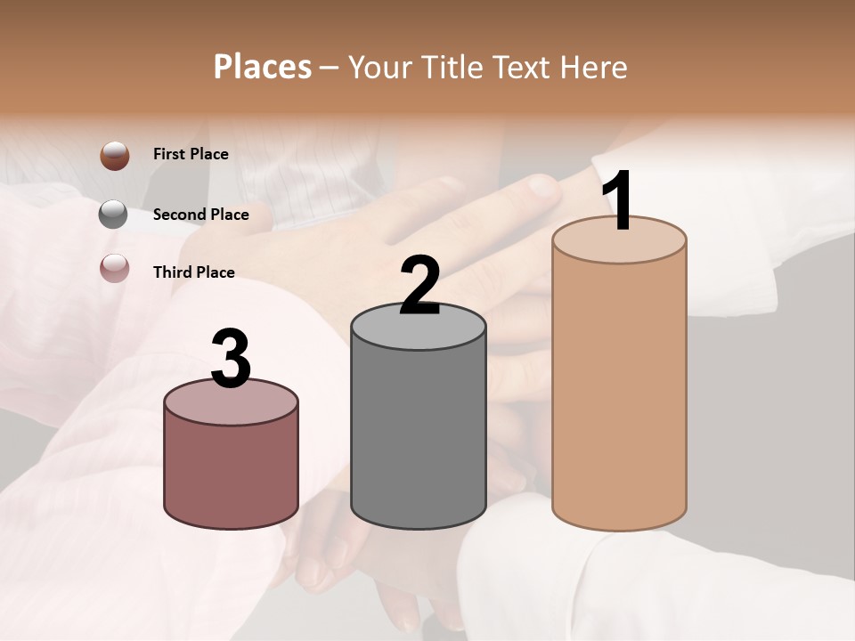 Dynamic Business Team - Hands PowerPoint Template