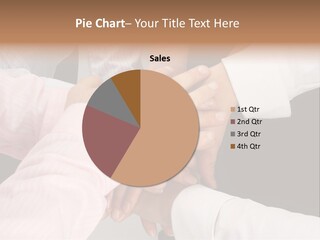 Dynamic Business Team - Hands PowerPoint Template