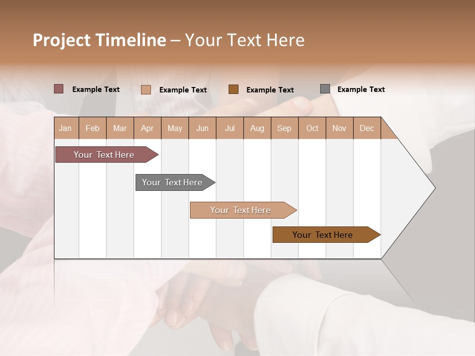 Dynamic Business Team - Hands PowerPoint Template