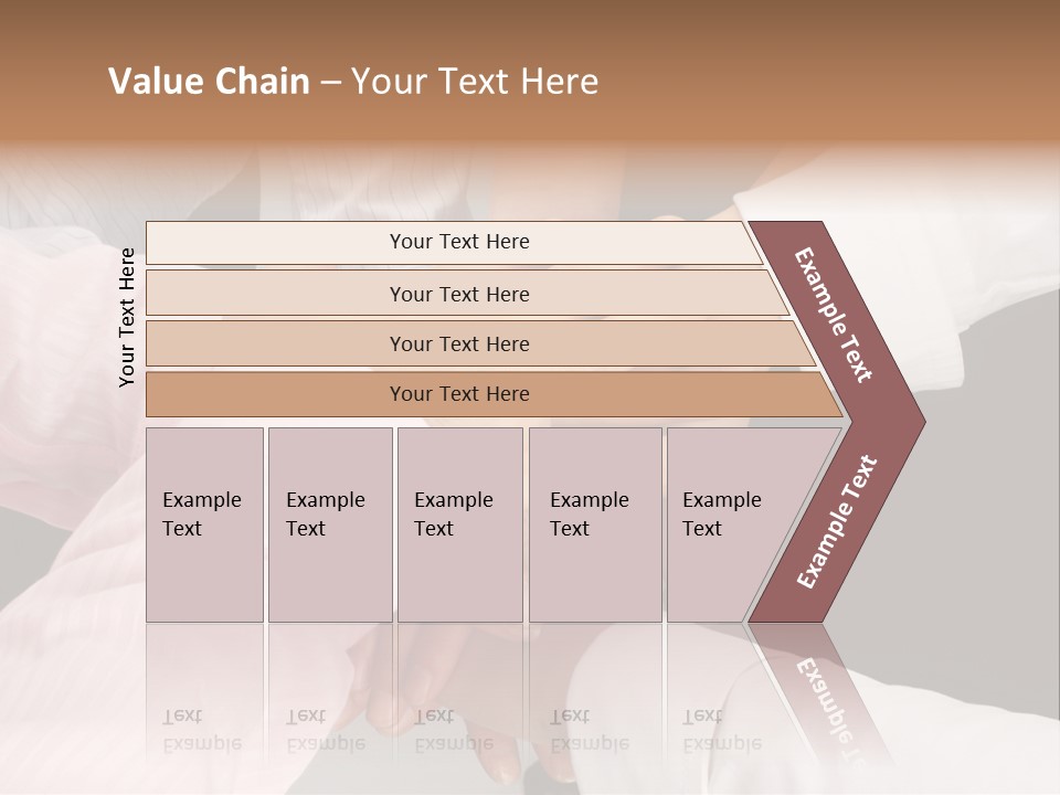 Dynamic Business Team - Hands PowerPoint Template