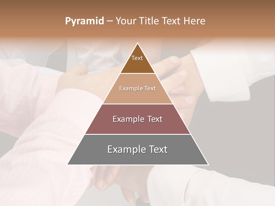 Dynamic Business Team - Hands PowerPoint Template