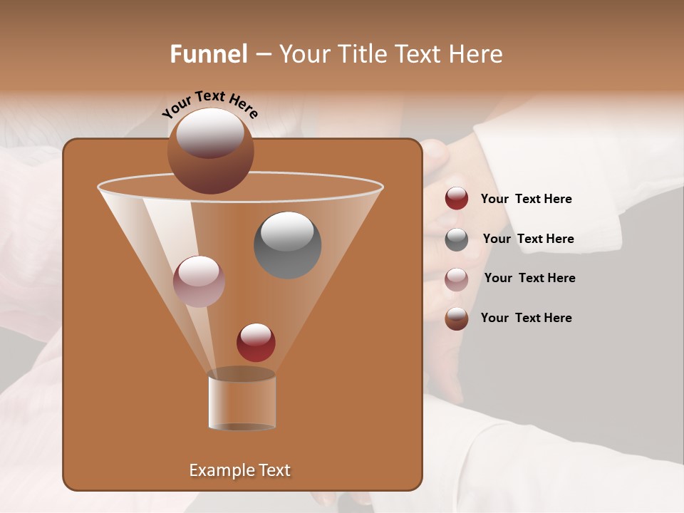 Dynamic Business Team - Hands PowerPoint Template