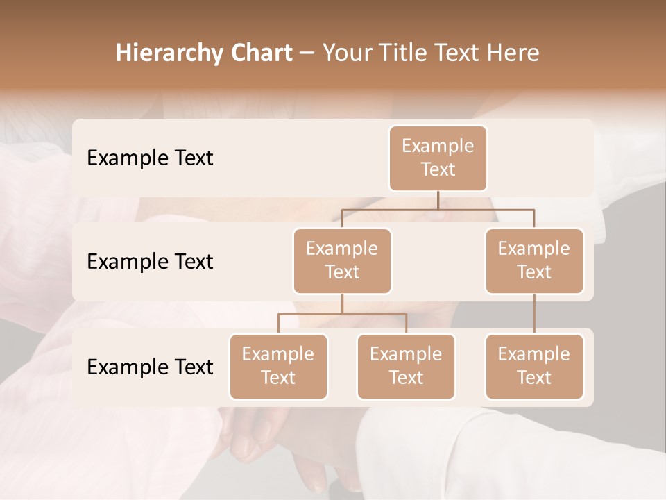 Dynamic Business Team - Hands PowerPoint Template