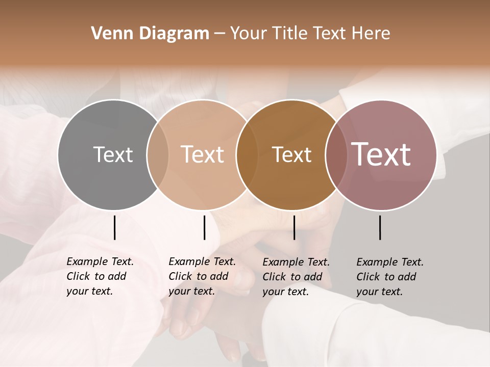 Dynamic Business Team - Hands PowerPoint Template