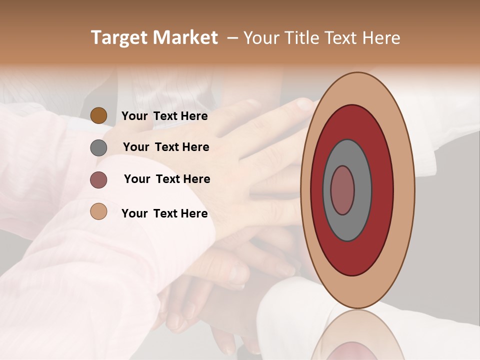 Dynamic Business Team - Hands PowerPoint Template