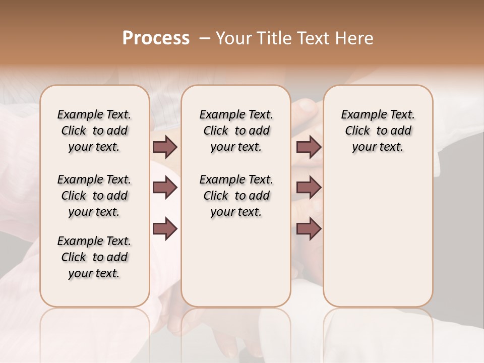 Dynamic Business Team - Hands PowerPoint Template