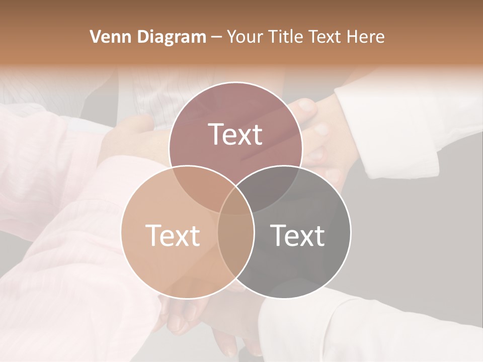 Dynamic Business Team - Hands PowerPoint Template