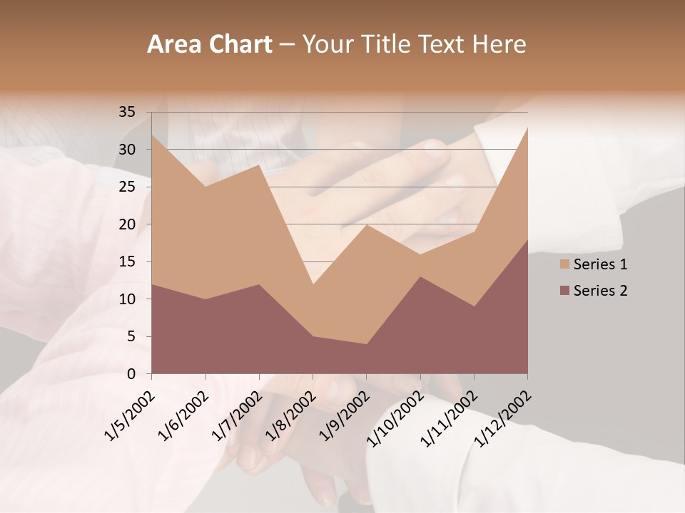 Dynamic Business Team - Hands PowerPoint Template