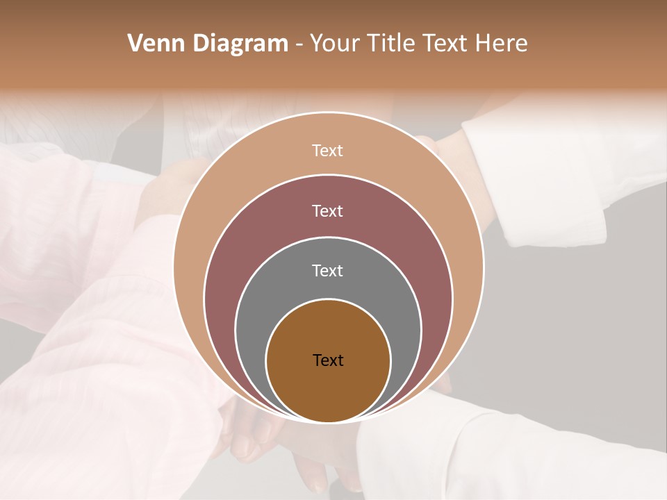 Dynamic Business Team - Hands PowerPoint Template