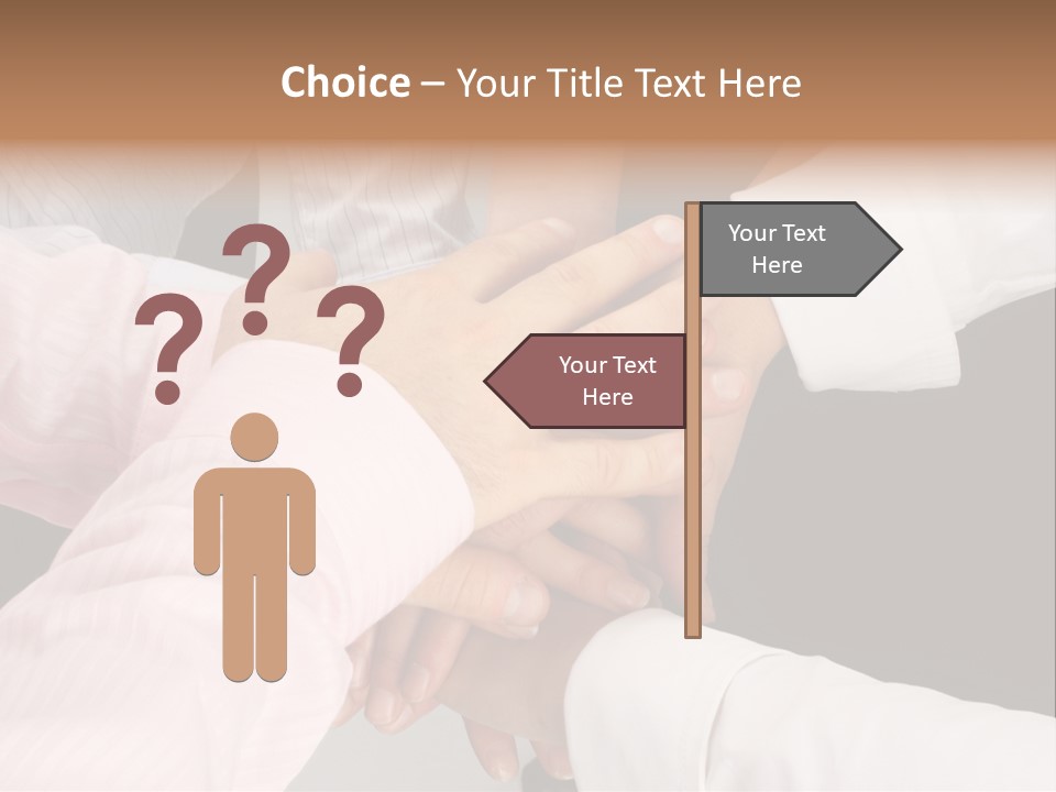 Dynamic Business Team - Hands PowerPoint Template