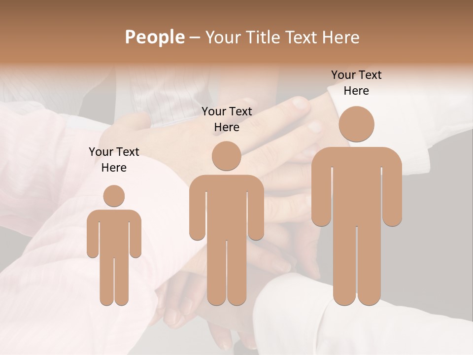 Dynamic Business Team - Hands PowerPoint Template