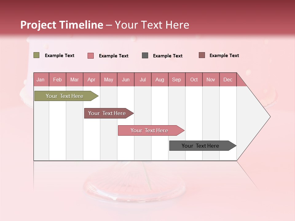 Beautiful Pink Birthday Cake. PowerPoint Template