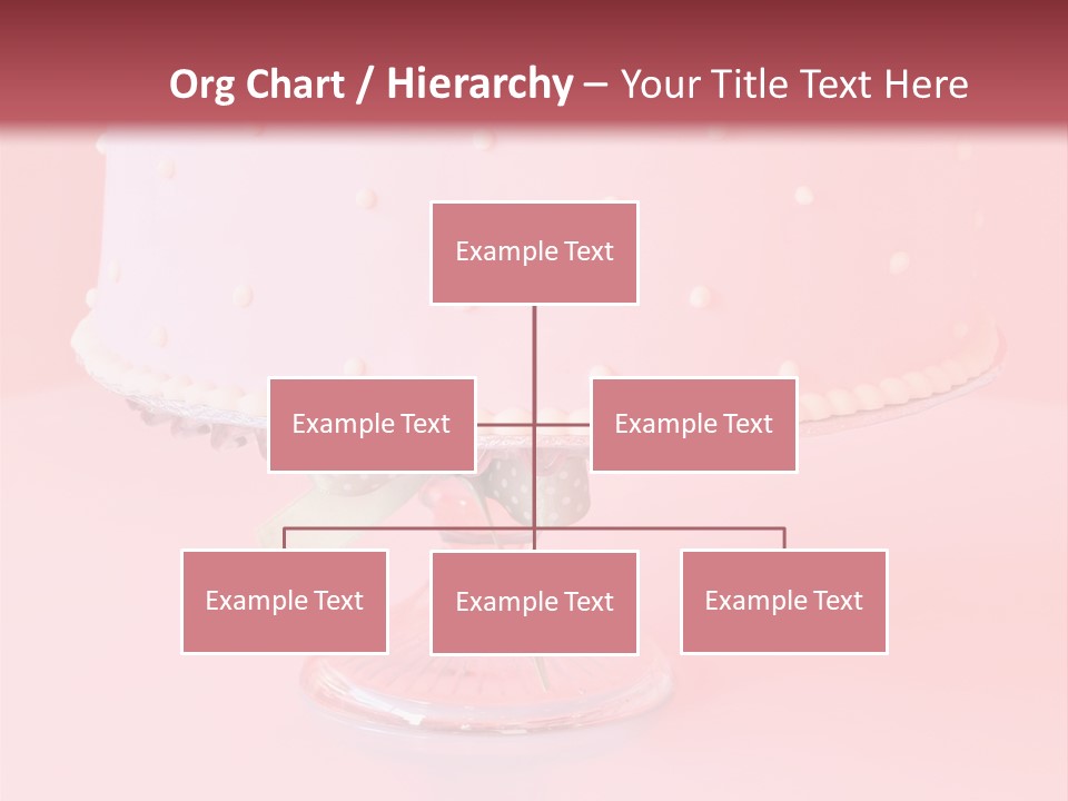 Beautiful Pink Birthday Cake. PowerPoint Template