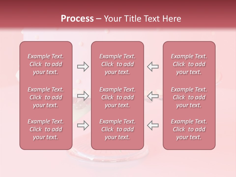 Beautiful Pink Birthday Cake. PowerPoint Template